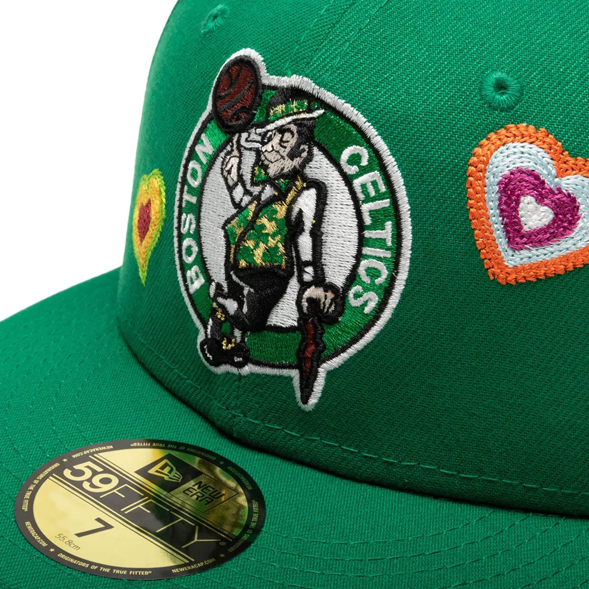 59FIFTY BOSTON CELTICS CHAIN STITCH HEART FITTED CAP