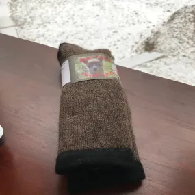 Alpaca Thermal Socks Brown