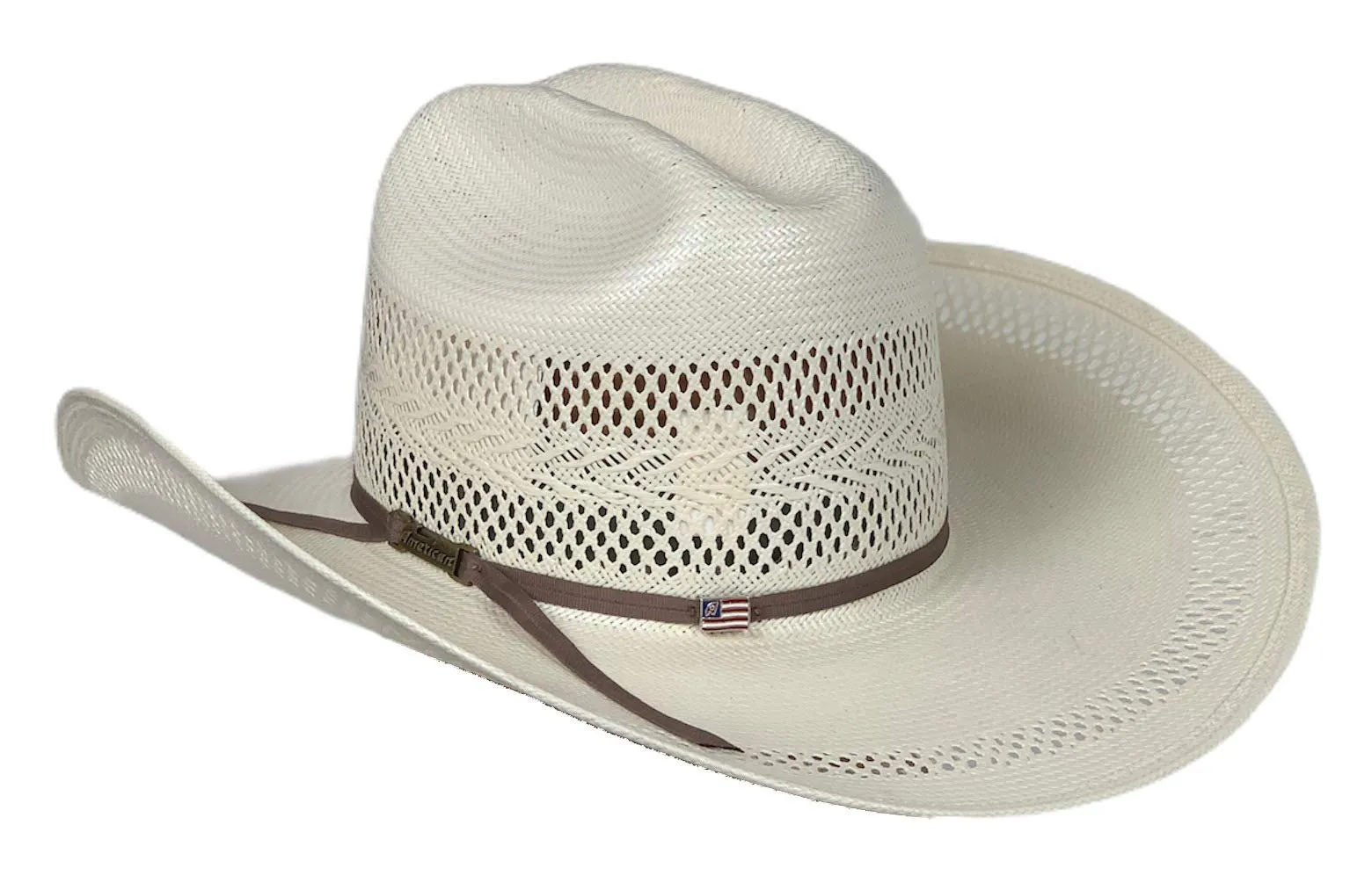 American Hat Co. Fancy Vent Cowboy Hat, Ivory