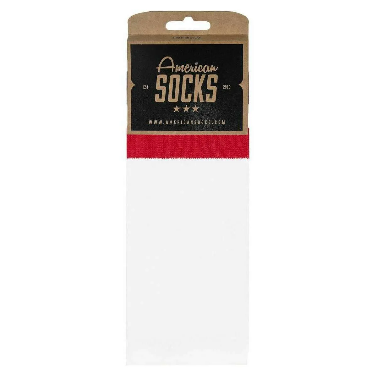 American Socks Teenage Anarchist Mid High Socks - White