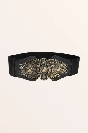 Antique Buckle Belt - Black