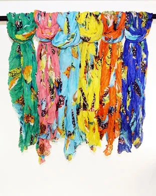 Assorted Bird Scarves