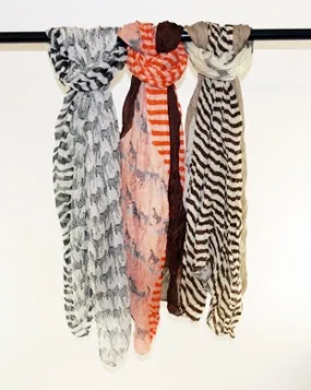 Assorted Zebra Scarves