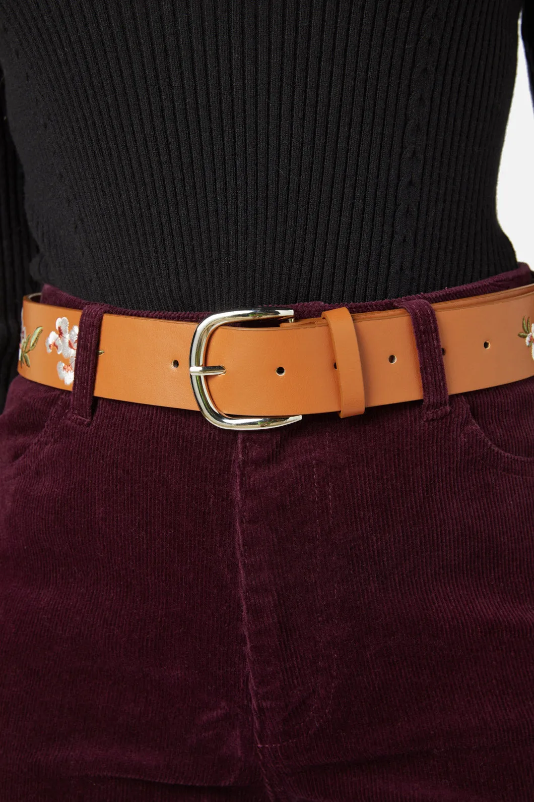 Autumn Embroidered Belt