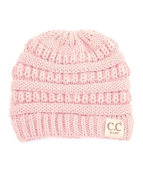 BABY-847 Pale Pink Beanie No Pom