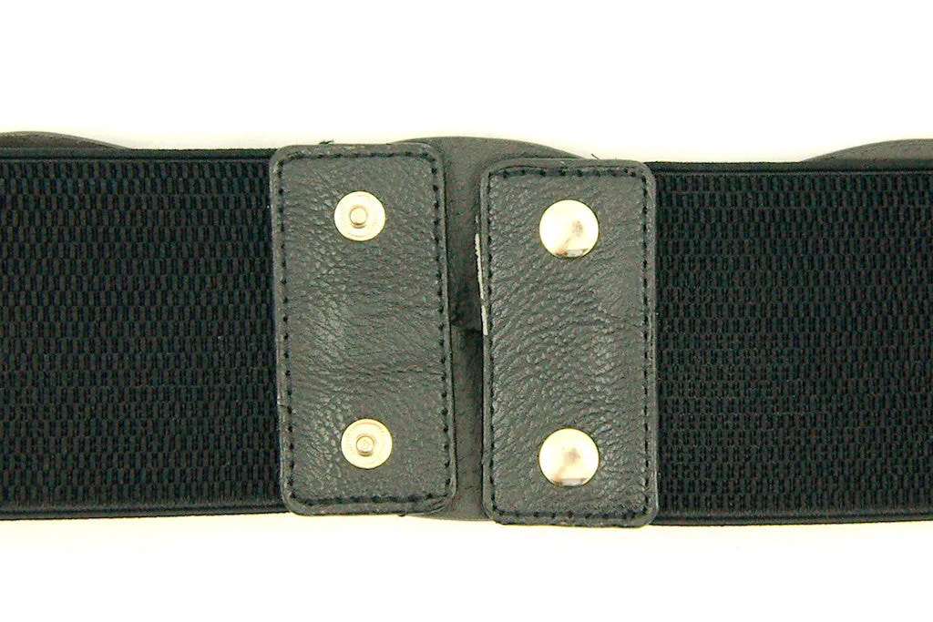 Black Swirl Cinch Belt