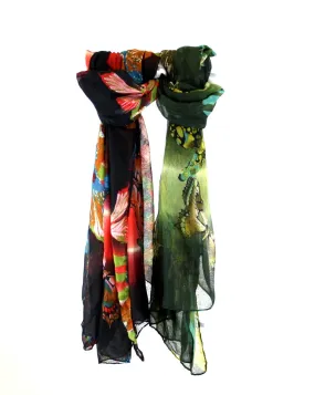 Butterfly Print Scarves