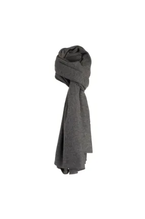 Cashmere Knit Throw/Scarf - Granite