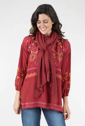 Cashmere Love Scarf, Jazzy Red