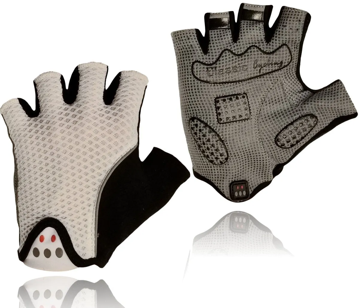 Classic Cycling Gloves White