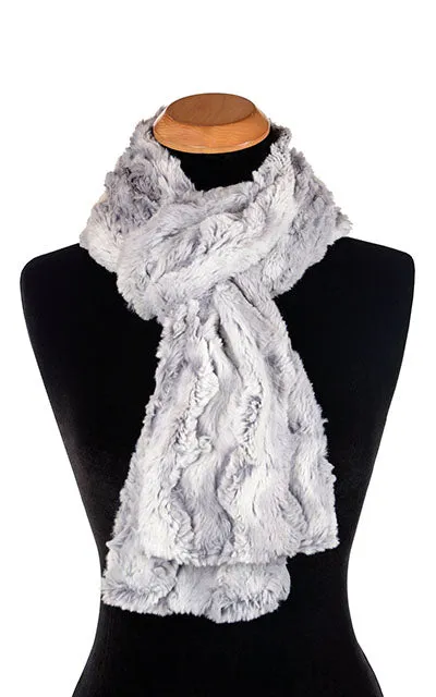 Classic Scarf - Luxury Faux Fur in Winter River