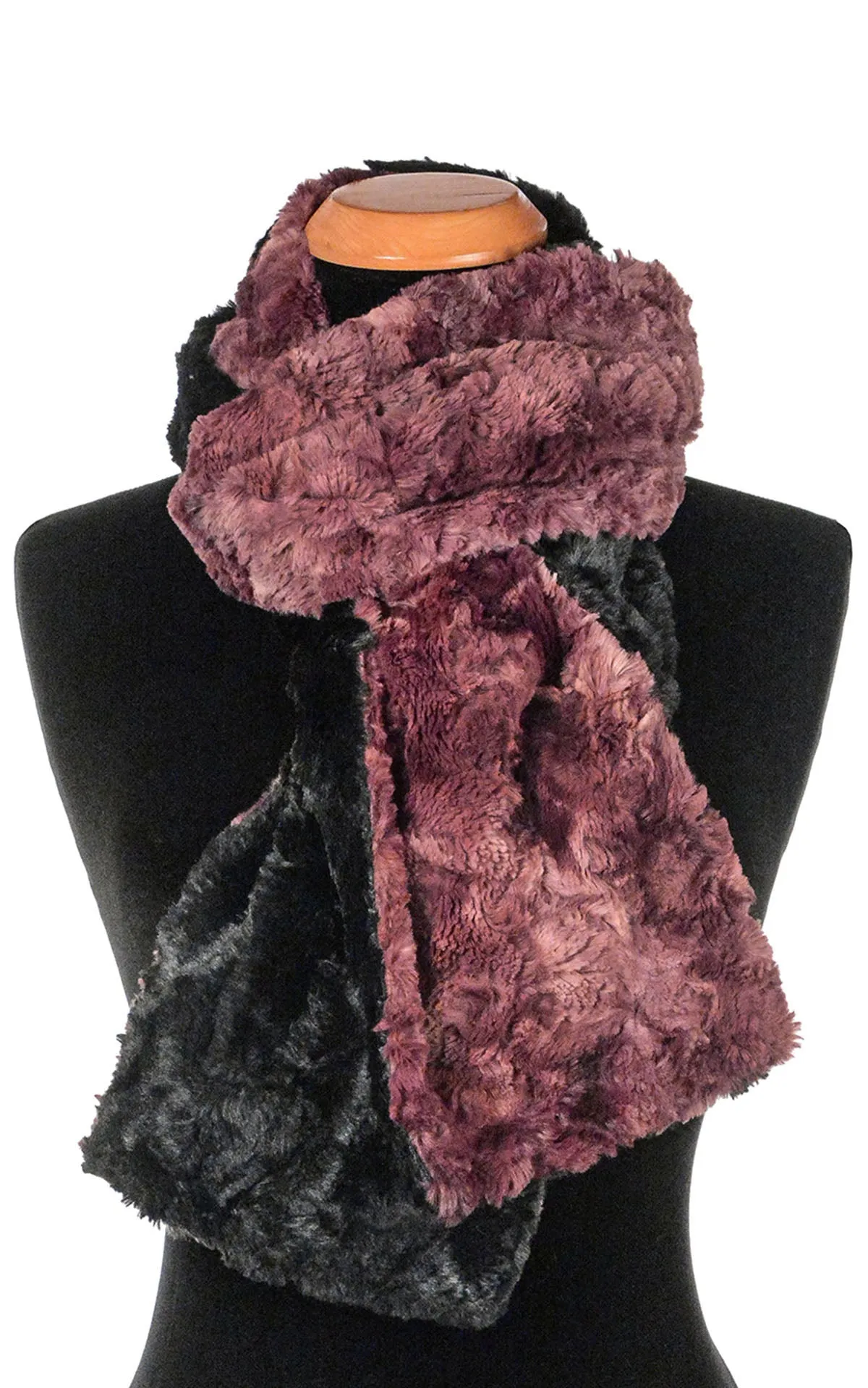 Classic Scarf - Two-Tone, Luxury Faux Fur in Highland Thistle (Limited Availability)