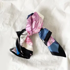 Dior floral printed square scarf