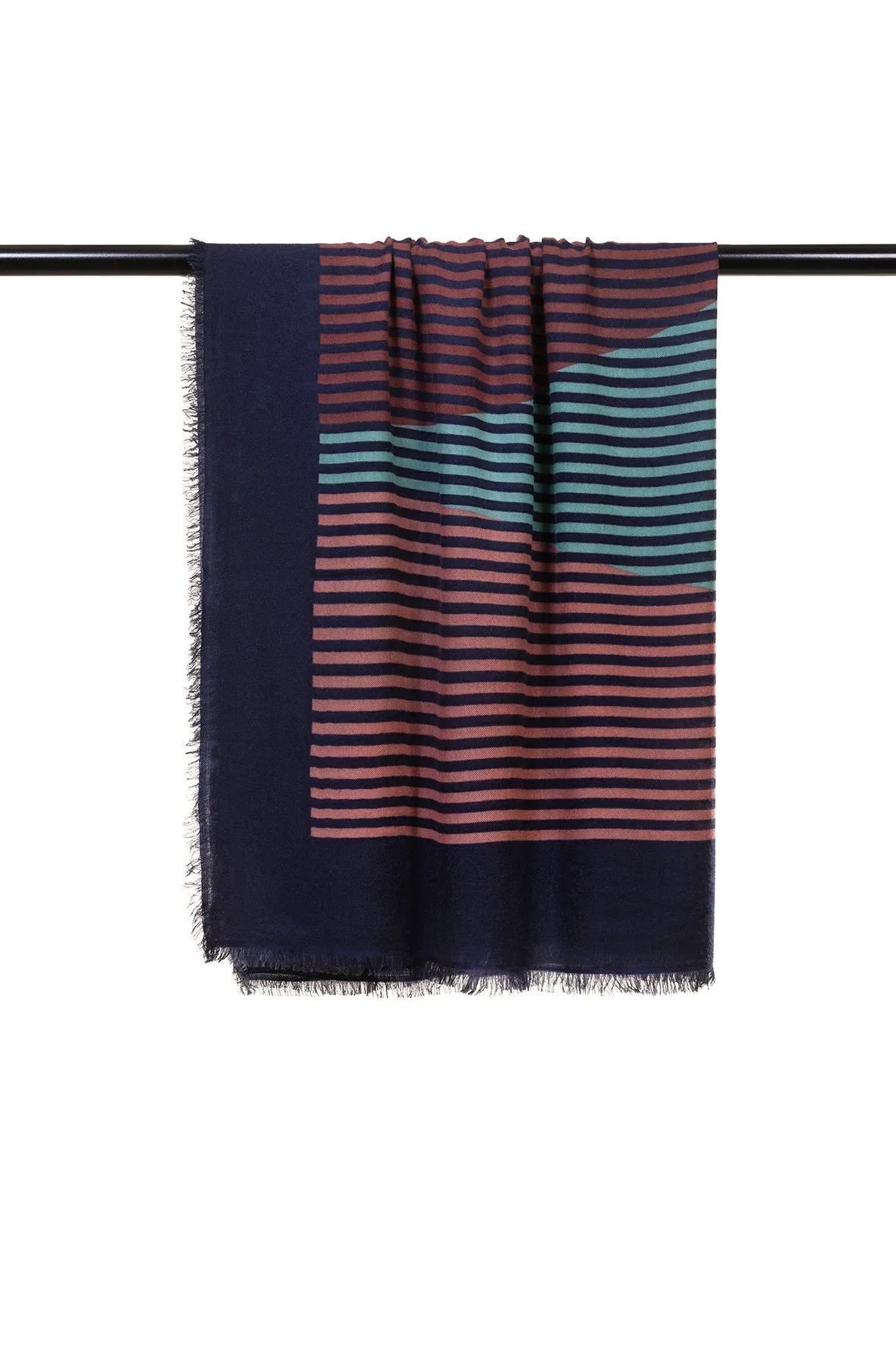 Dusk Printed Stole Cashmere Scarf