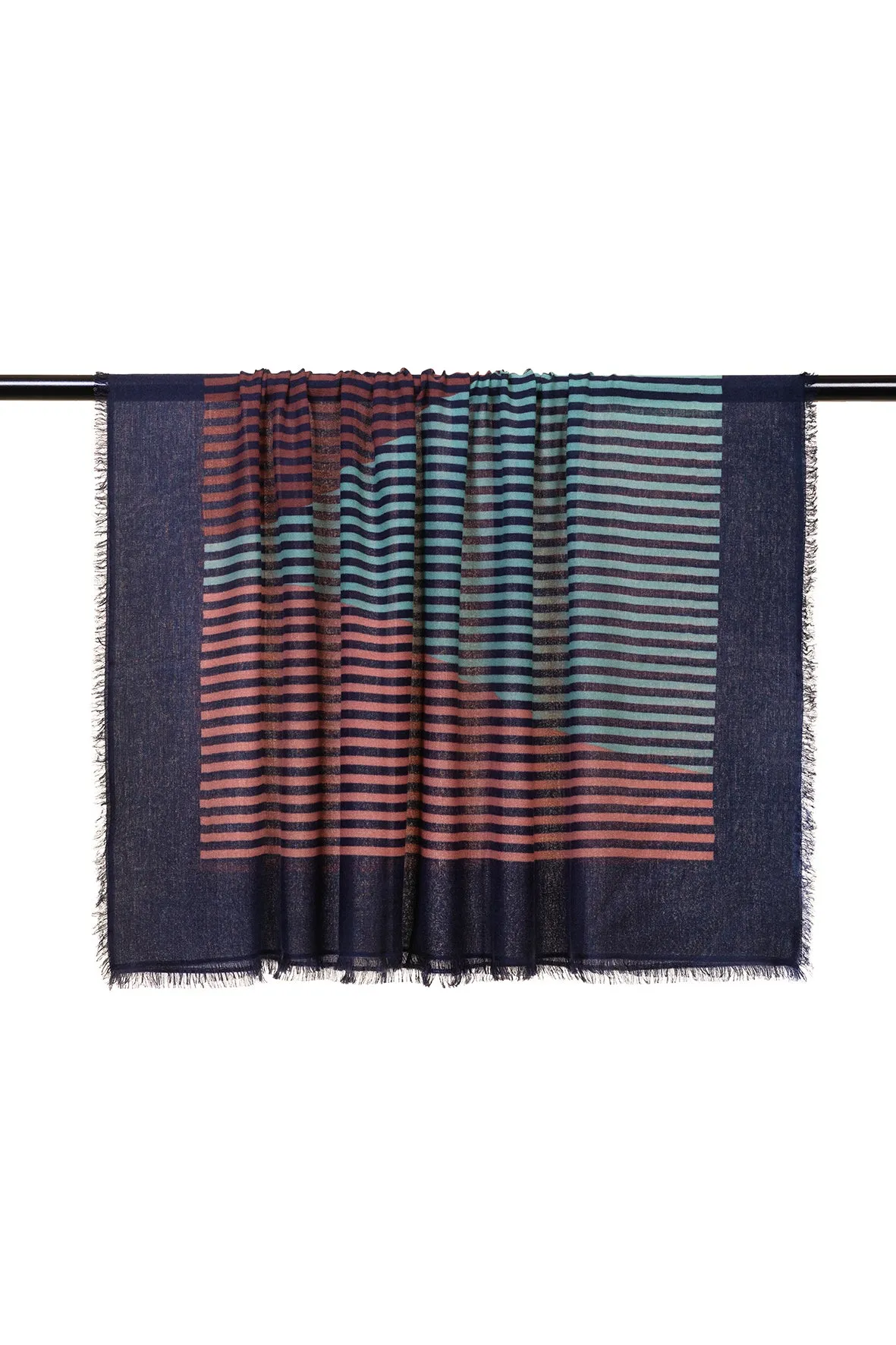 Dusk Printed Stole Cashmere Scarf