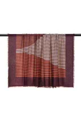 Dusk Printed Stole Cashmere Scarf