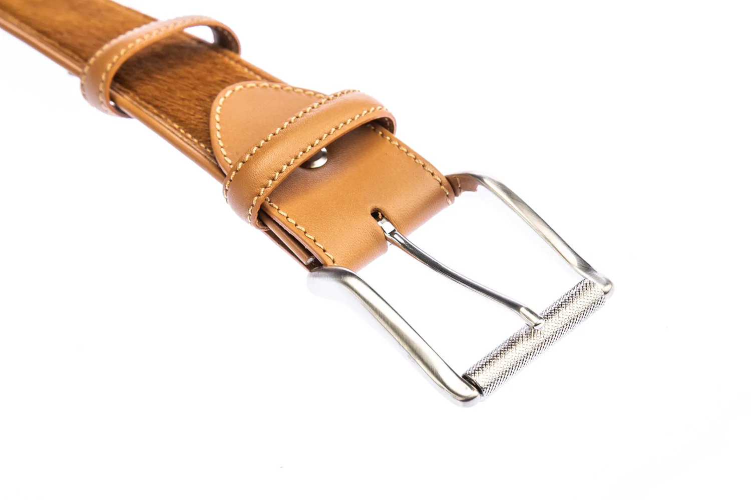 Elliot Rhodes Pony Tan Belt in Tan