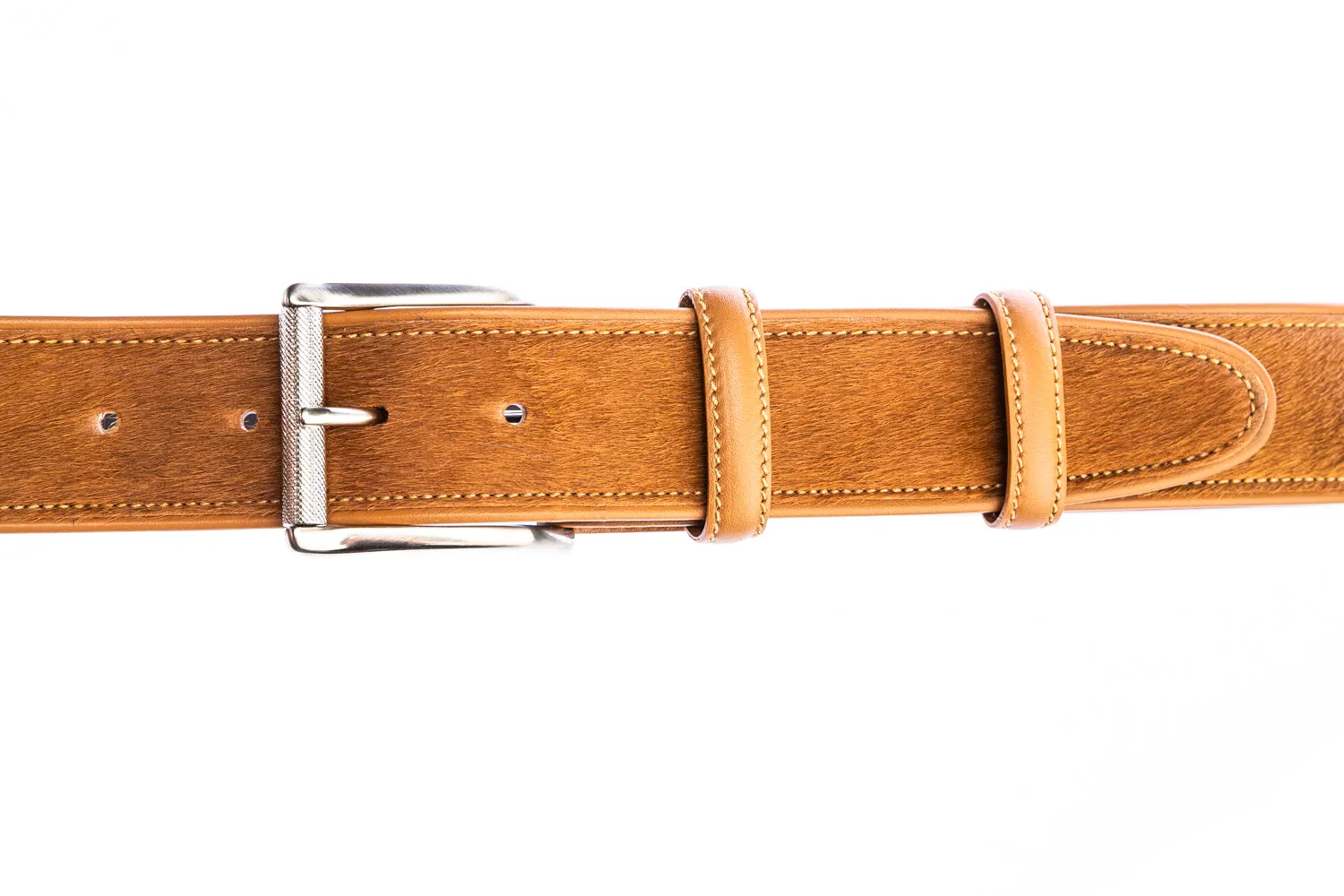 Elliot Rhodes Pony Tan Belt in Tan