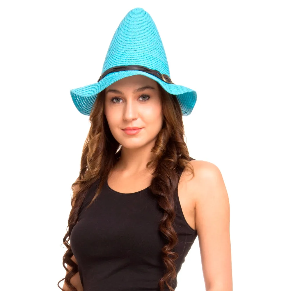 FabSeasons Blue Solid Fancy Hat