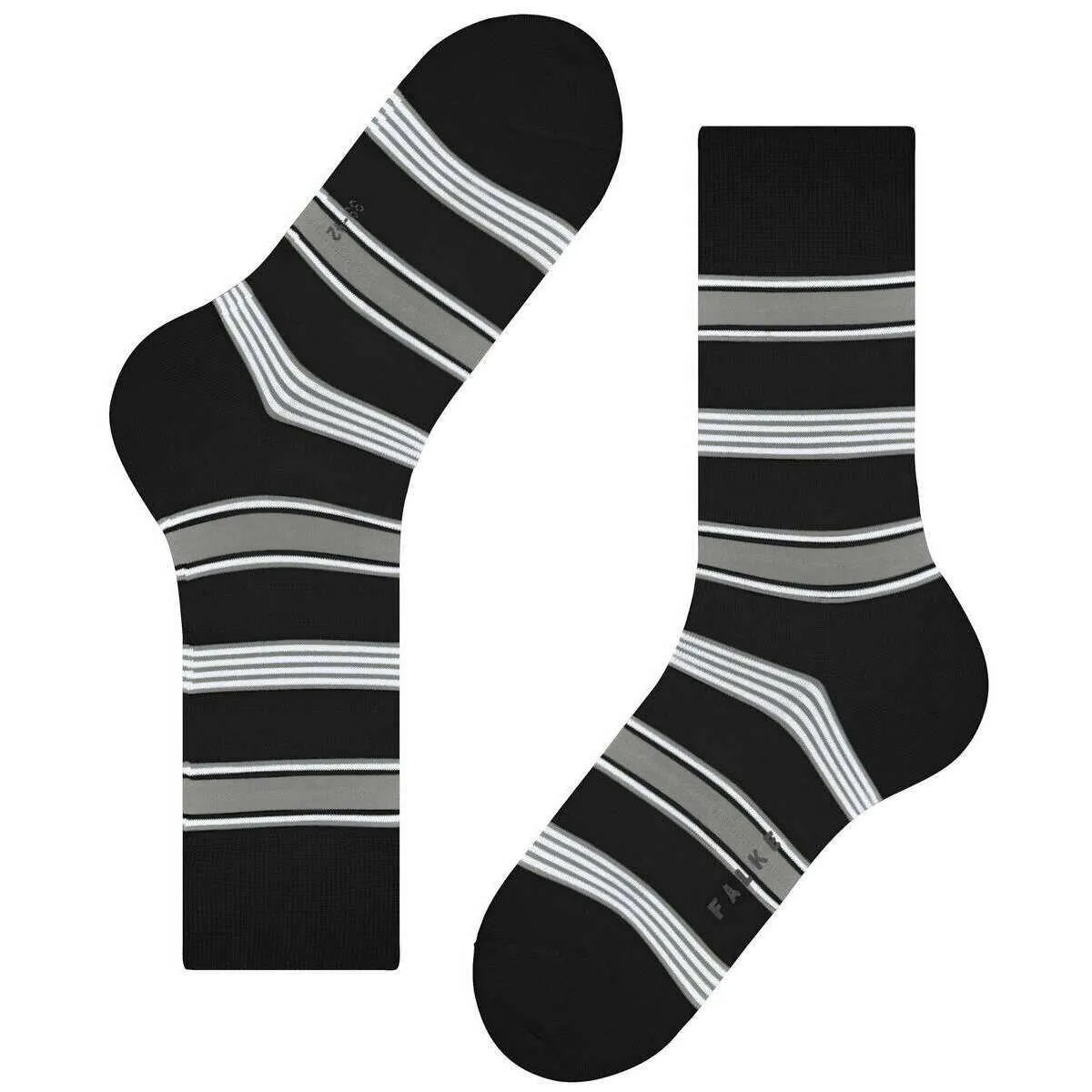 Falke Marina Stripe Socks - Black