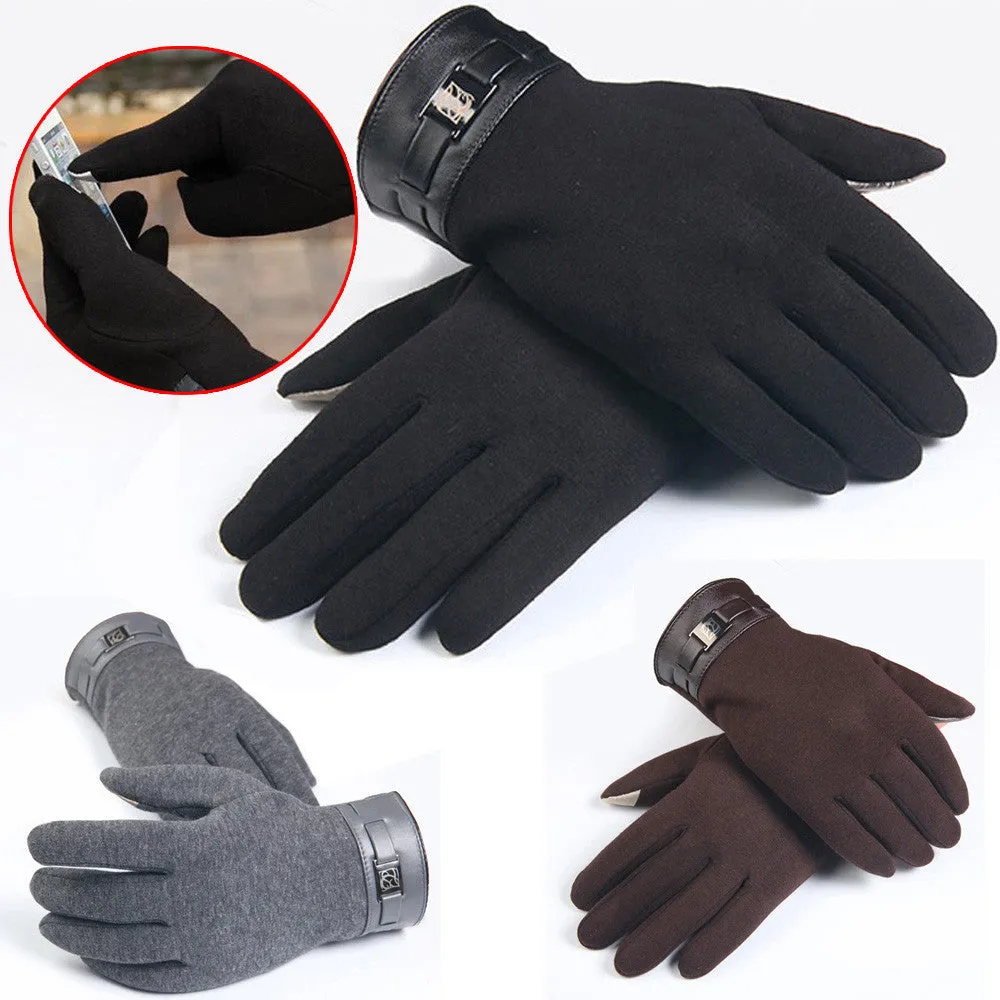 Fashion New Winter Warm Men's Gloves/Mitten ipad/iphone Touch Gloves Plus Velvet Drive Gloves