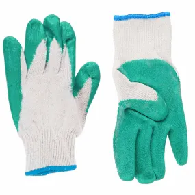 Green and White Gardening Gloves