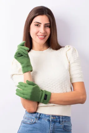 Green - Cashmere Classic Gloves