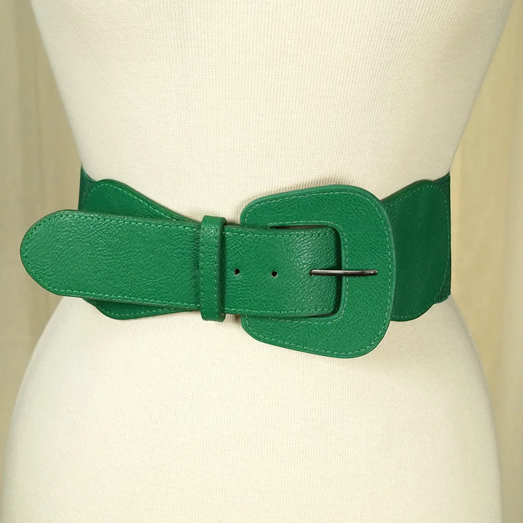 Green Pinup Cinch Belt