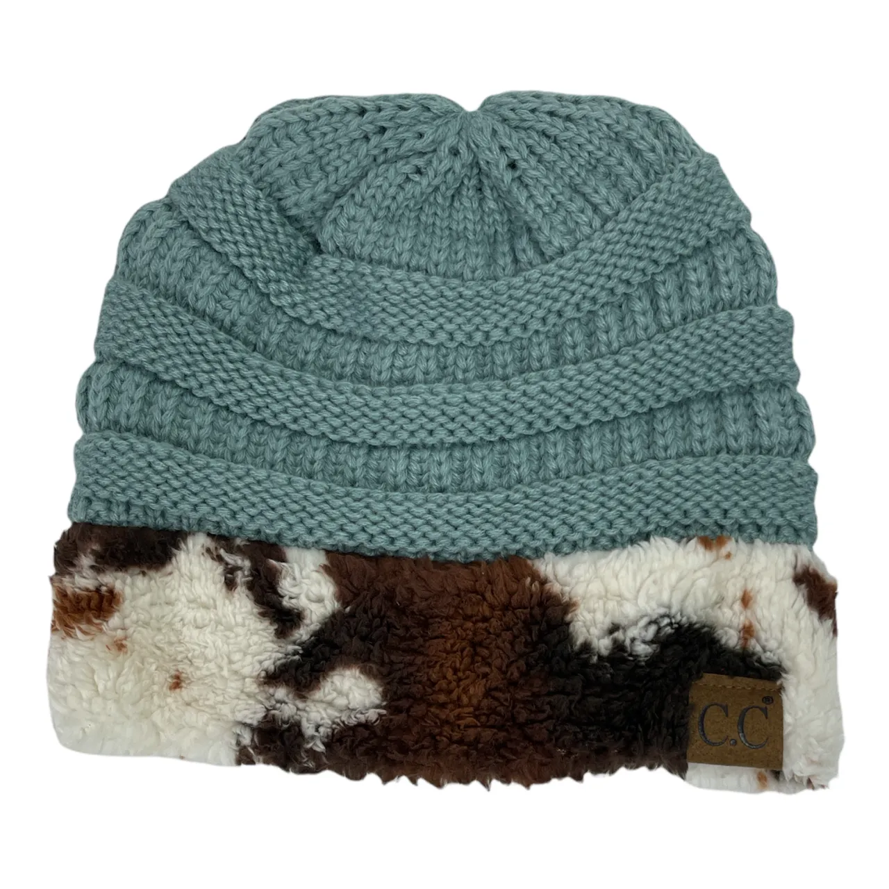 Hat-47 Cow Beanie Winter Mint