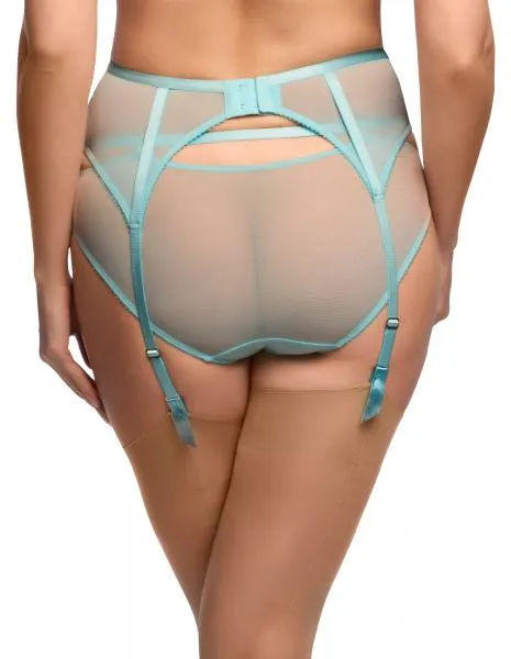 Madame X Suspender - Powder Blue -