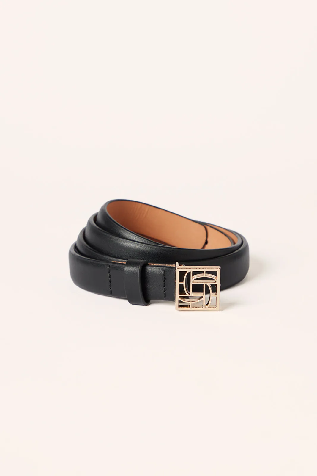 Monogram Belt Black