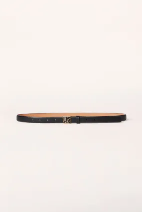 Monogram Belt Black