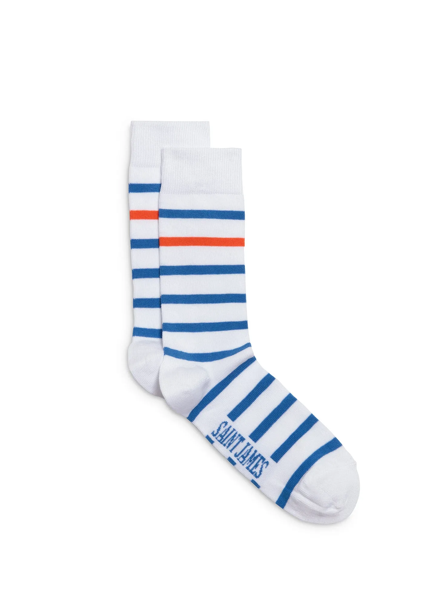 Naval striped socks - in cotton jersey (BLANC/MER/BASKET)