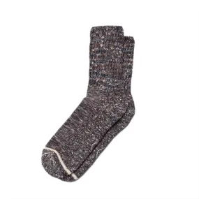 Nudie - Slub Sport Socks - Brownmelang