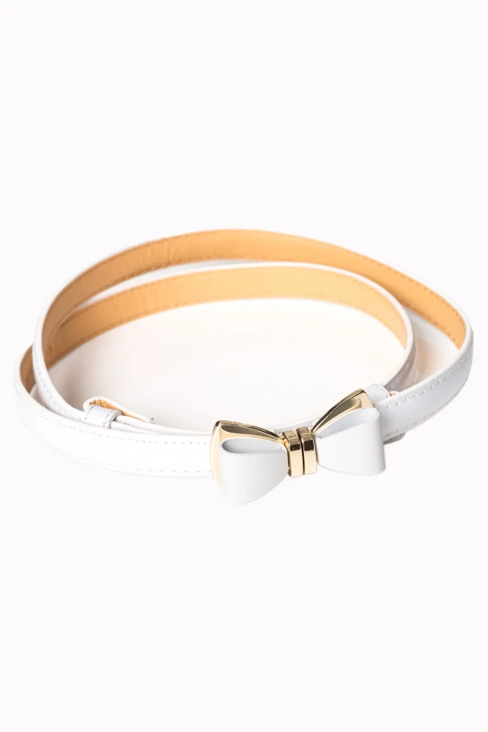 Ocean Avenue Belt in White by Banned