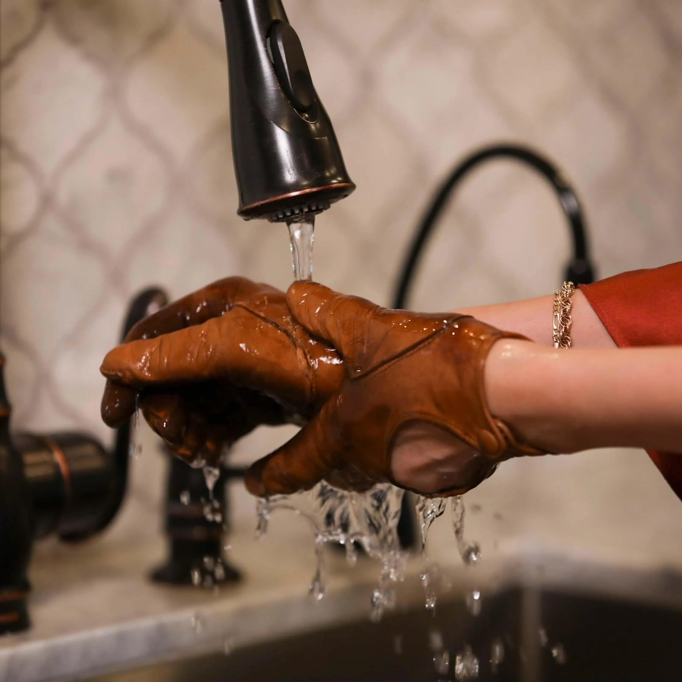 Original Washable Leather Driving Glove