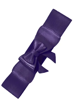 Play it Right Belt in Aubergine Purple by Banned