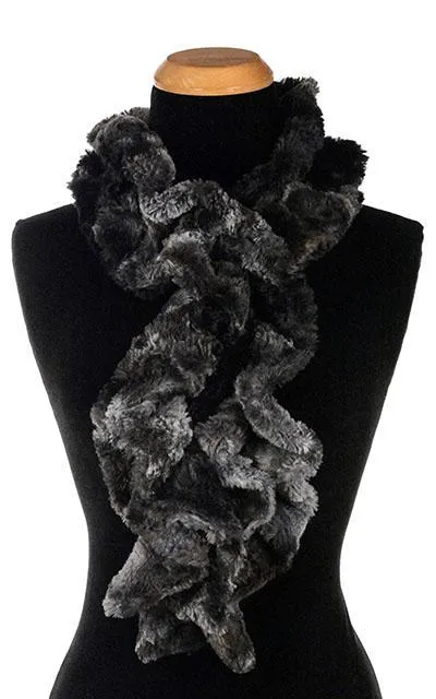 Scrunchy Scarf - Luxury Faux Fur in Highland in Skye