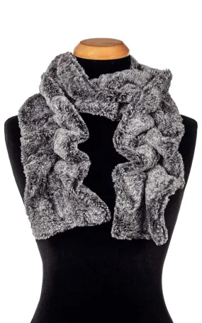 Scrunchy Scarf - Luxury Faux Fur in Nimbus