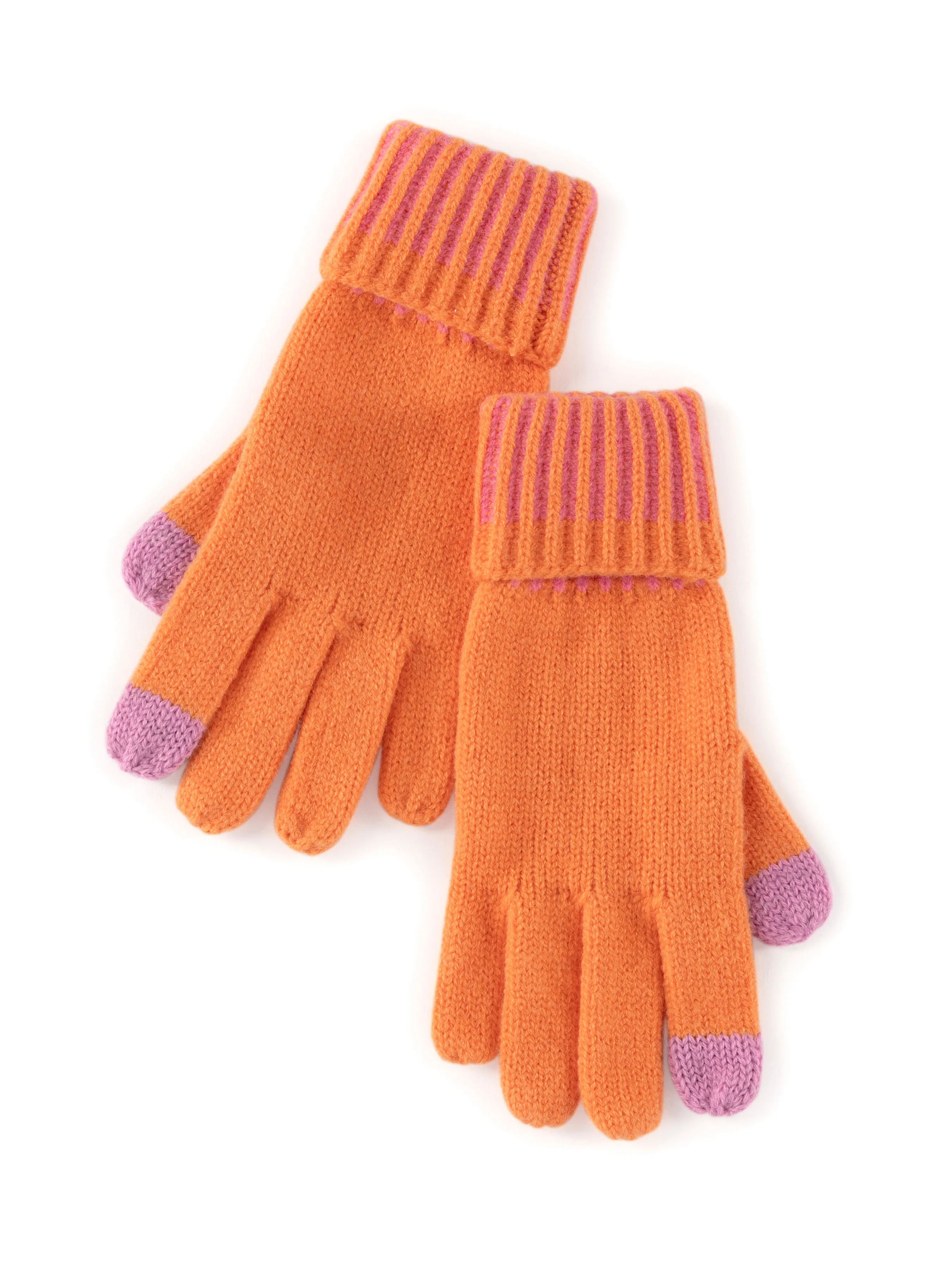 Shiraleah Christie Touchscreen Gloves, Orange