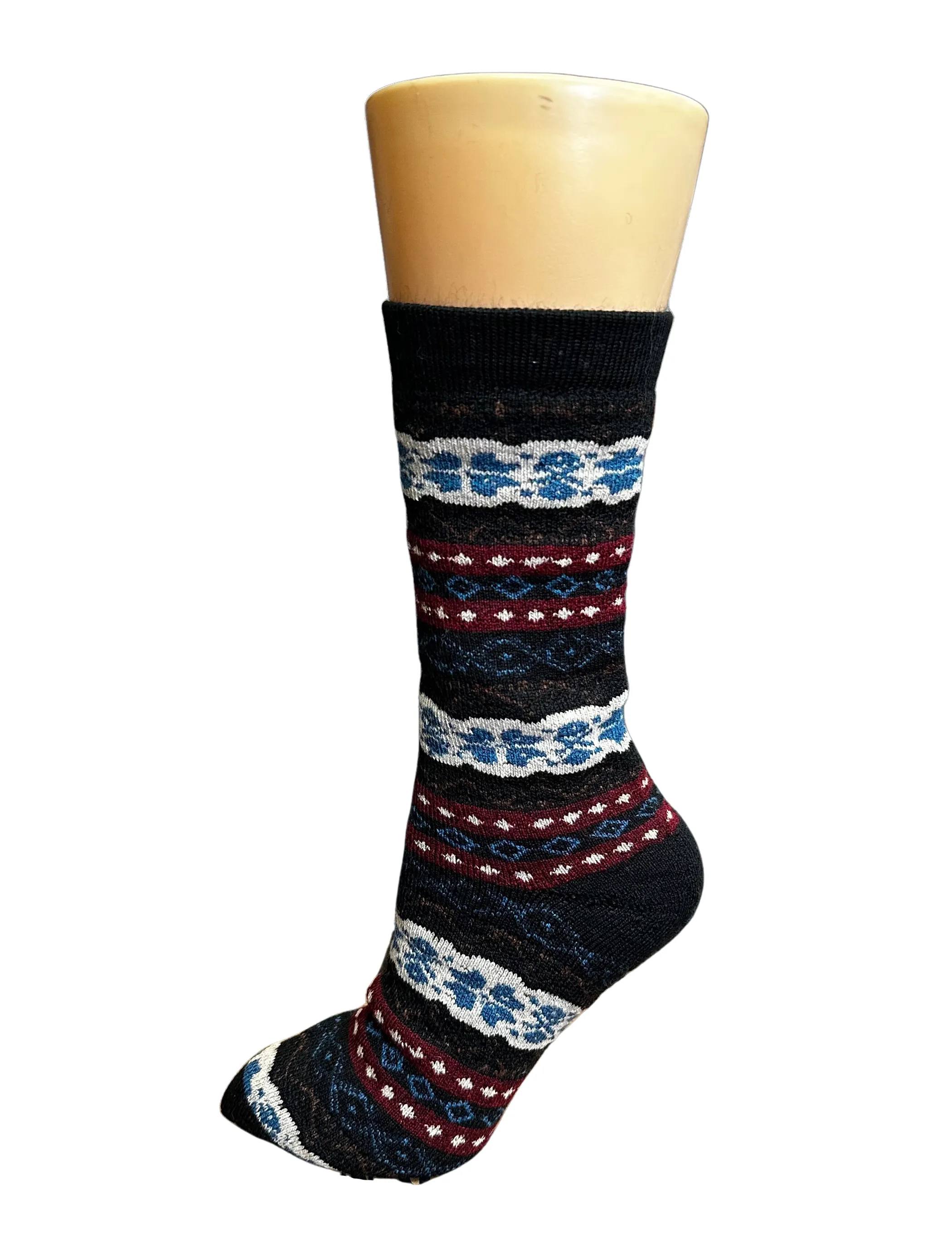 Womens Colorful Nordic Socks